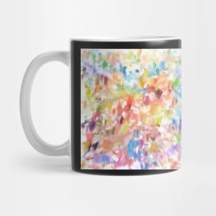 Color Splatter on White Mug